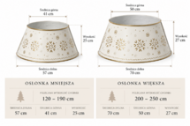 Osłona stojaka biała 